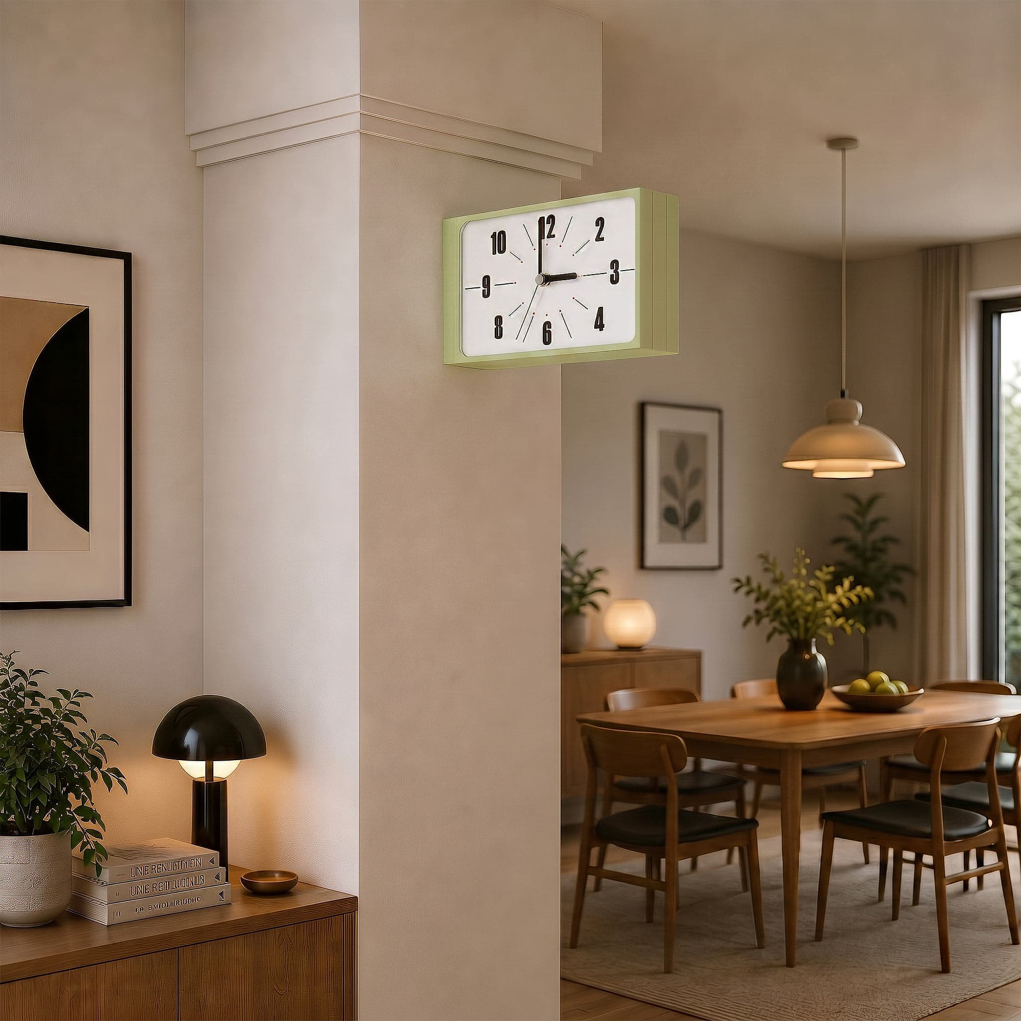 Fibrika Store Retro Station Duvar Saati - Minimalist Tasarım