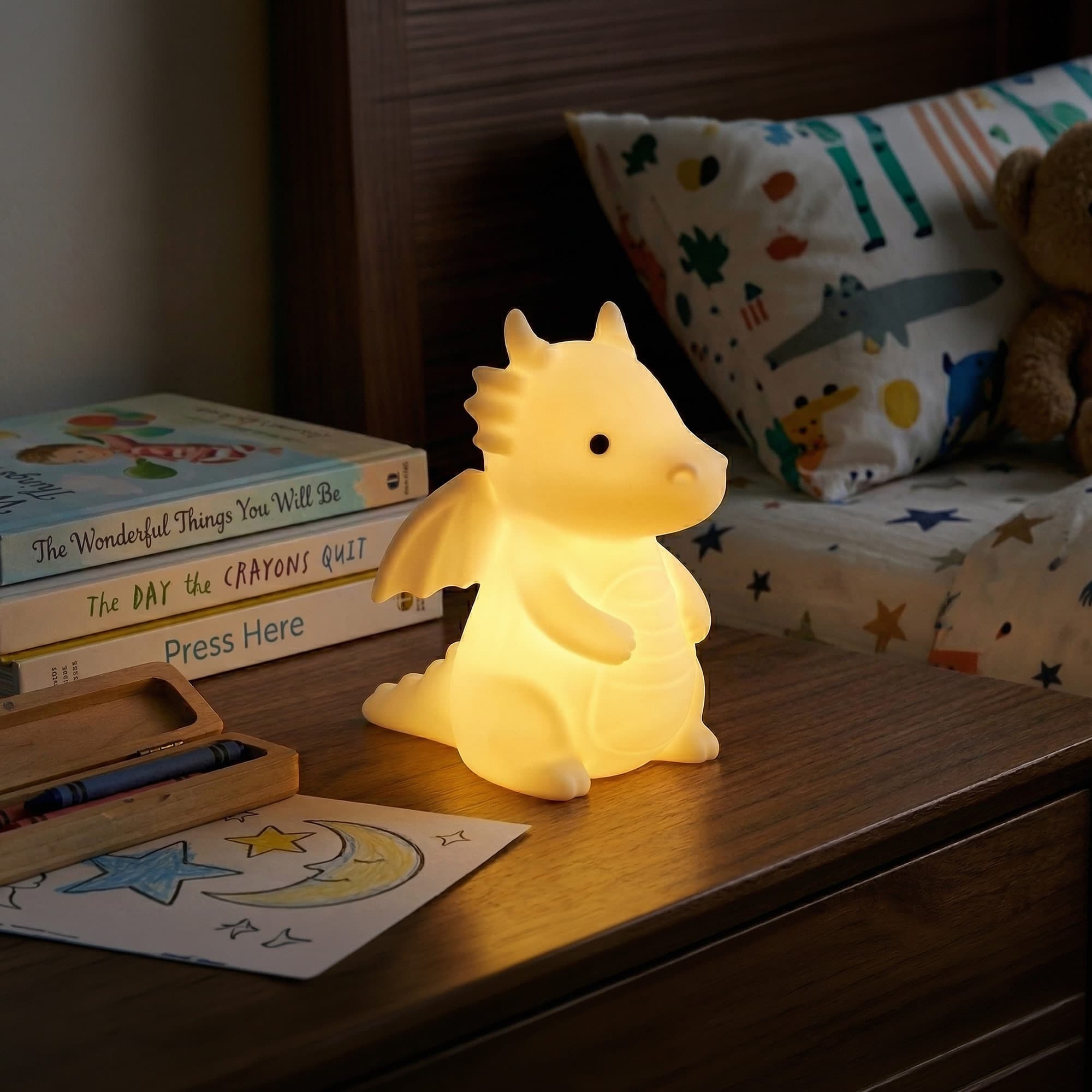 Fibrika Store DracoGlow: Dekoratif Ejderha Gece Lambası