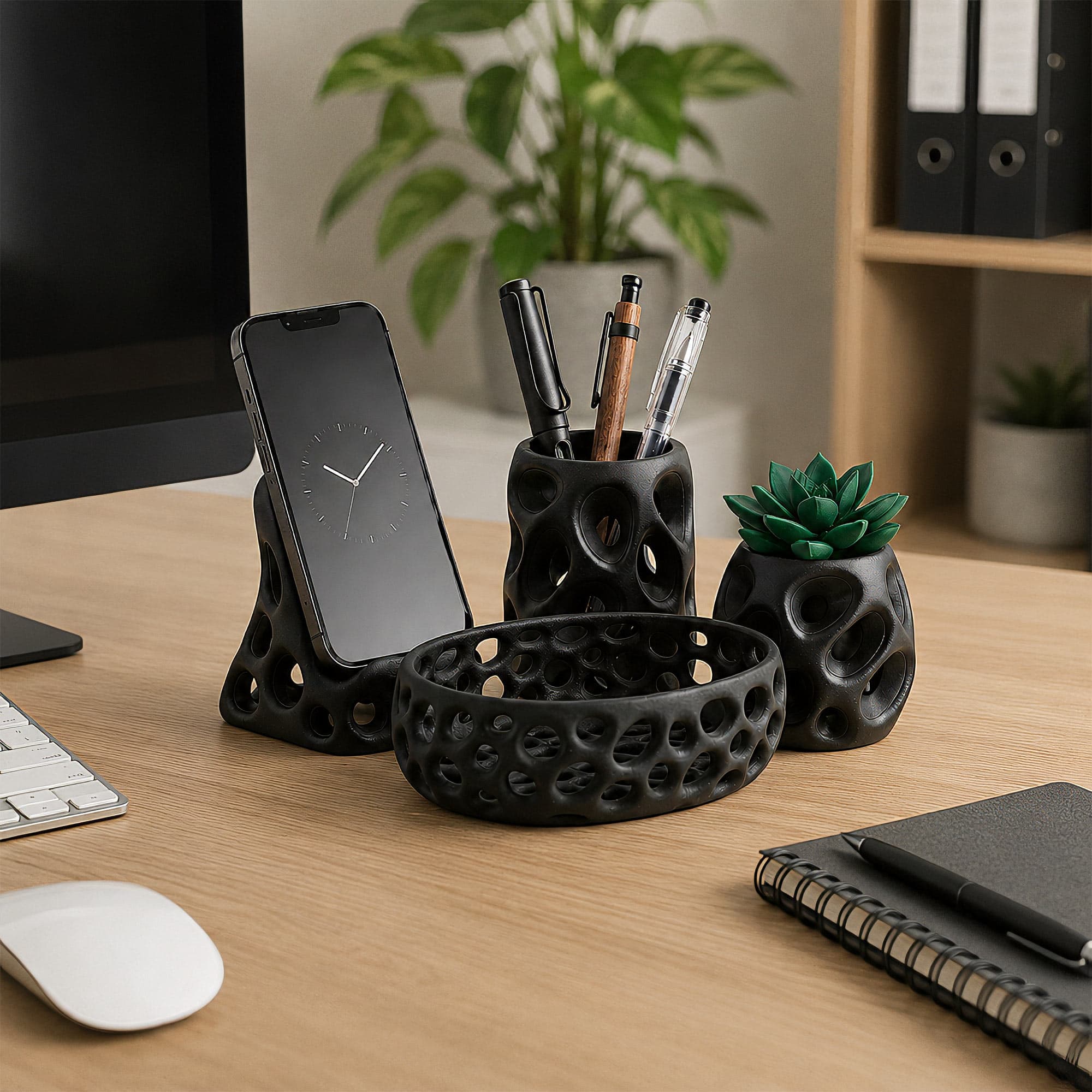 Fibrika Store Modern Geometrik Ofis Düzenleme Seti