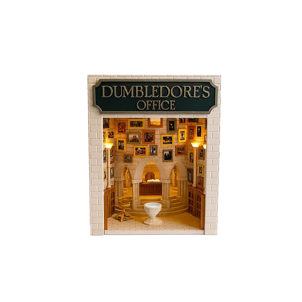 Dumbledore Ofisi Kitaplık Dekoru
